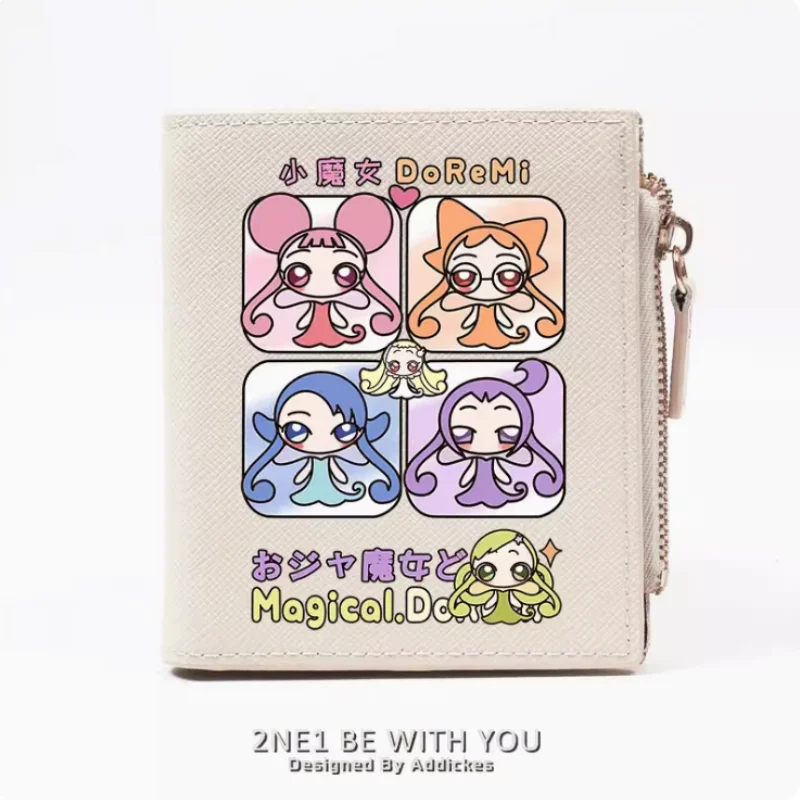 Anime Magical Doremi Zipper Wallet Fold Bag Multi Card  Coin Pocket Holder Fashion Kids Wallets Gift