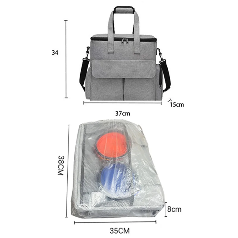 Dog Travel Bag Backpack Pet Accessories Organizer for Week Away/Overnight, w/ 2 Food Bags 1 Waterproof Placemat 2 Foldable Bowls 3