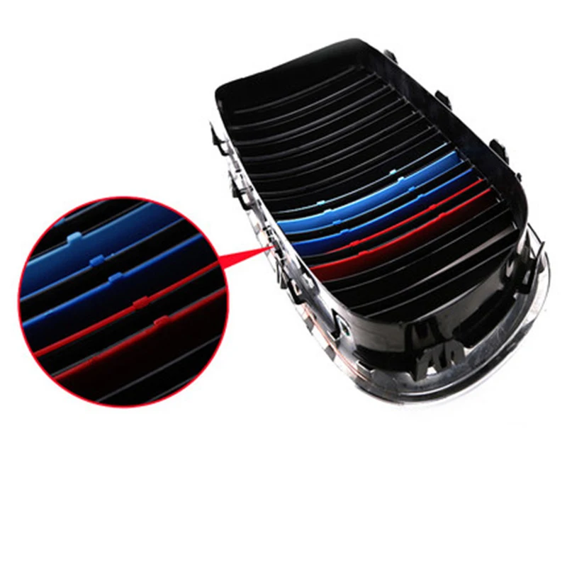Grille sticker 3pcs/lot Car Grille Network Decor Trims Grill Sticker For BMW E46 F30 E90 3 Series Car Style BMW Grille Sticker Accessories