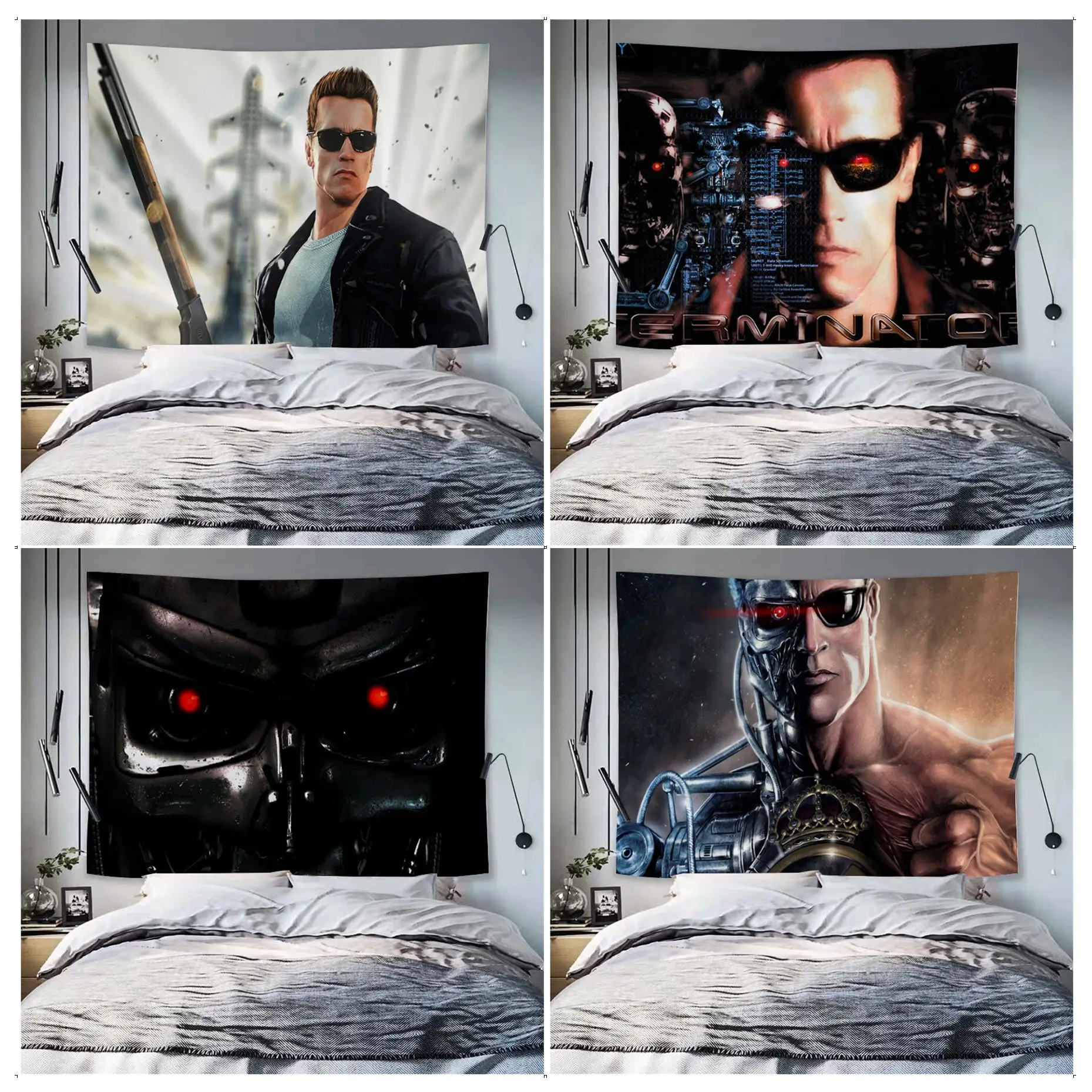 

The Terminator DIY Wall Tapestry Home Decoration Hippie Bohemian Decoration Divination Kawaii Room Decor