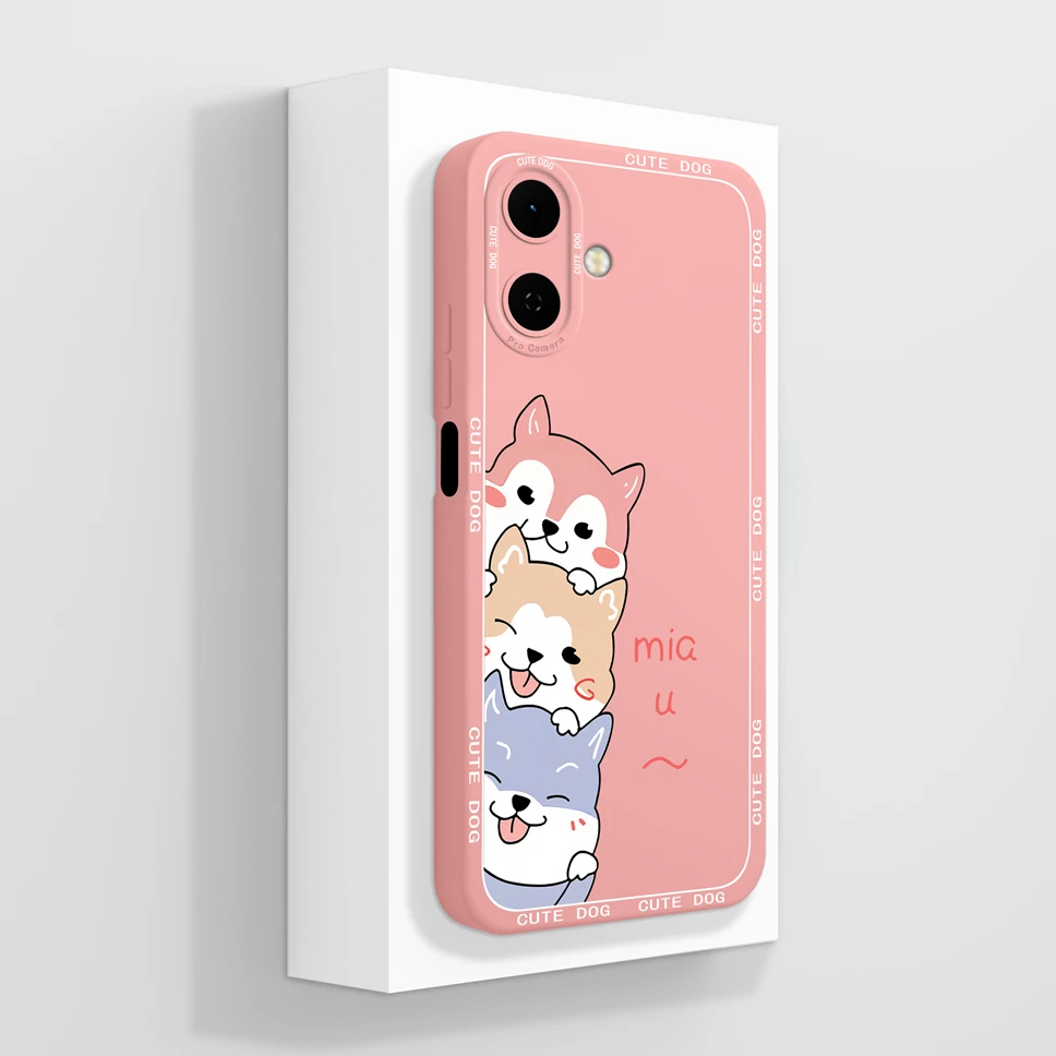 Floral Soft Silicone Phone Case with Full Coverage