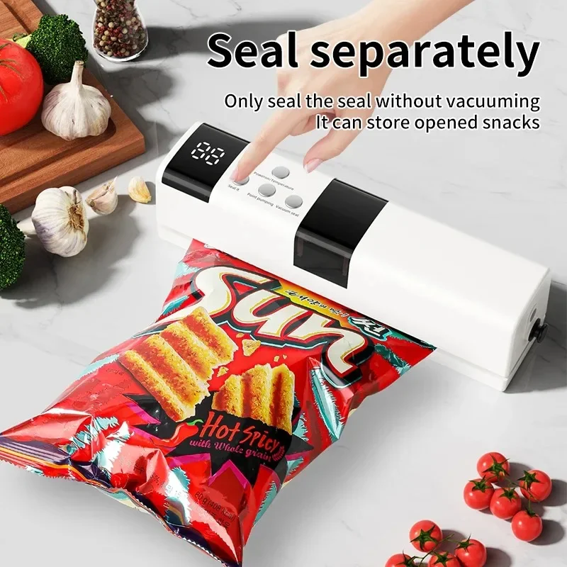 Portable USB Vacuum Sealer Machine with ABS Material