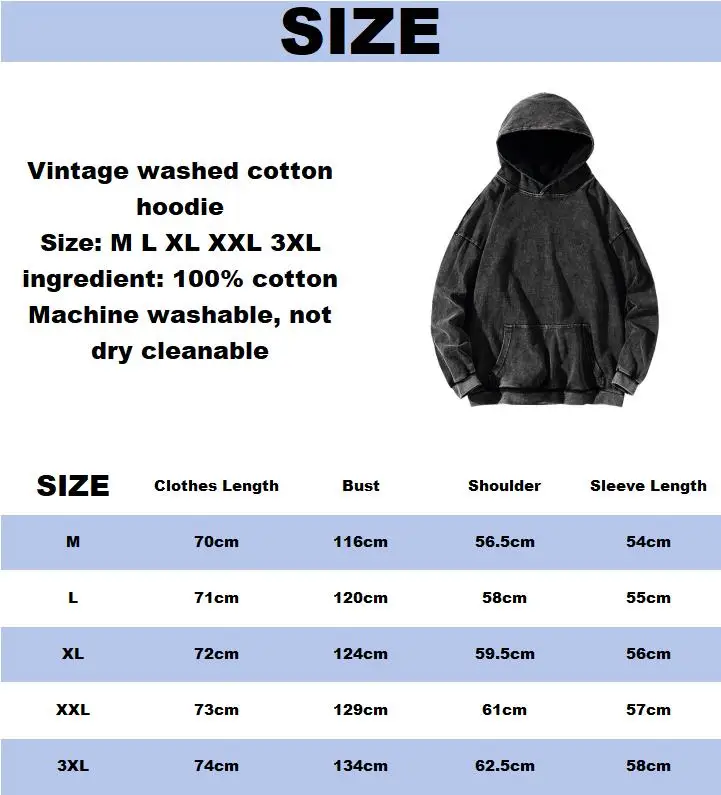 Flakk Rels B Printed Hoodies For Men Women Long Sleeves Sweatshirts Autumn Winter Vintage Washed Cotton Hooded Streetwear 6