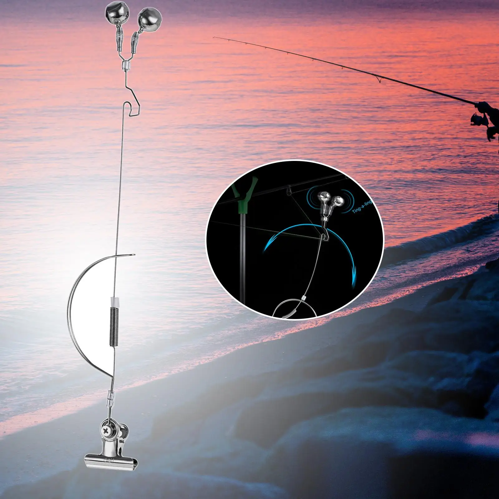 Fishing Bell Bite Alarm Fishing Pole Bell Alarm for Sea Fishing