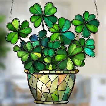 Lucky Clover Sun Catcher 1