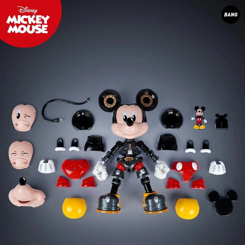 ディズニーミッキーマウスアクションフィギュア組み立て合金メカ版