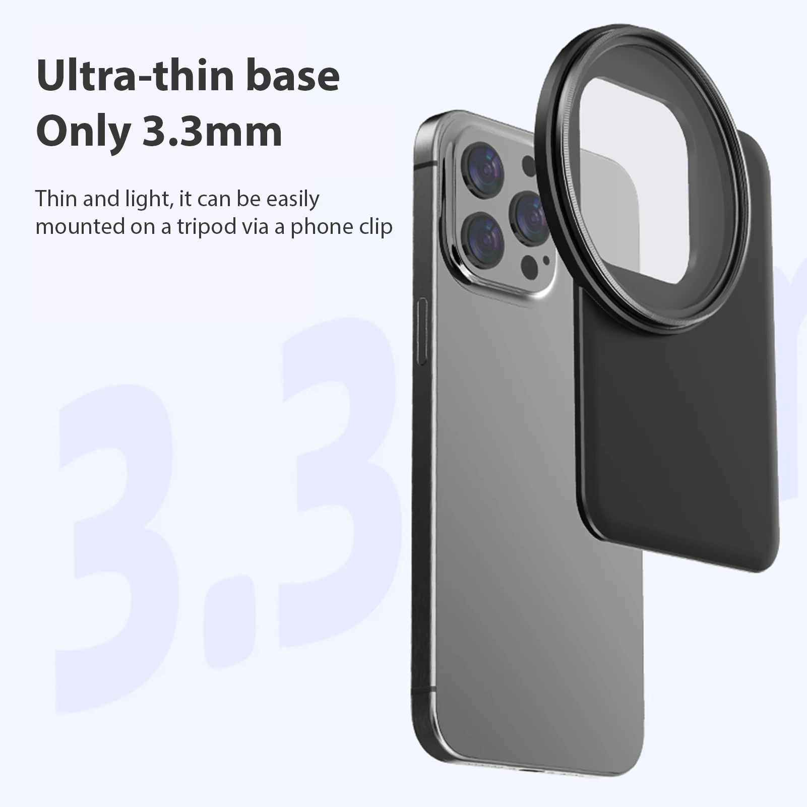 Camera lens filter Circular polarizing filter Variable nd filter Phone lens filter 6.1 In Magnetic Phone Filter Mount Holder with 67mm CPL+ ND2-400 + 1/2 Black Diffusion Filters for iPhone 15 Pro /15/ 14 Pro/ 14