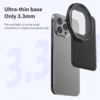6.1 In Magnetic Phone Filter Mount Holder with 67mm CPL+ ND2-400 + 1/2 Black Diffusion Filters for iPhone 15 Pro /15/ 14 Pro/ 14 4