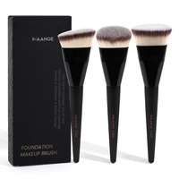 MAANGE 3pcs Makeup Brush Set Angle Round Flat Head Foundation Brush Soft Bristle With Box Skin-friendly Makeup Tool for Beauty 1