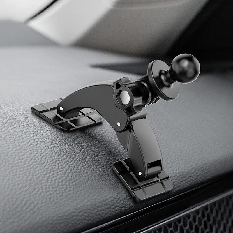 Universal 360° Rotating Dashboard Phone Holder with Self-Adhesive Base