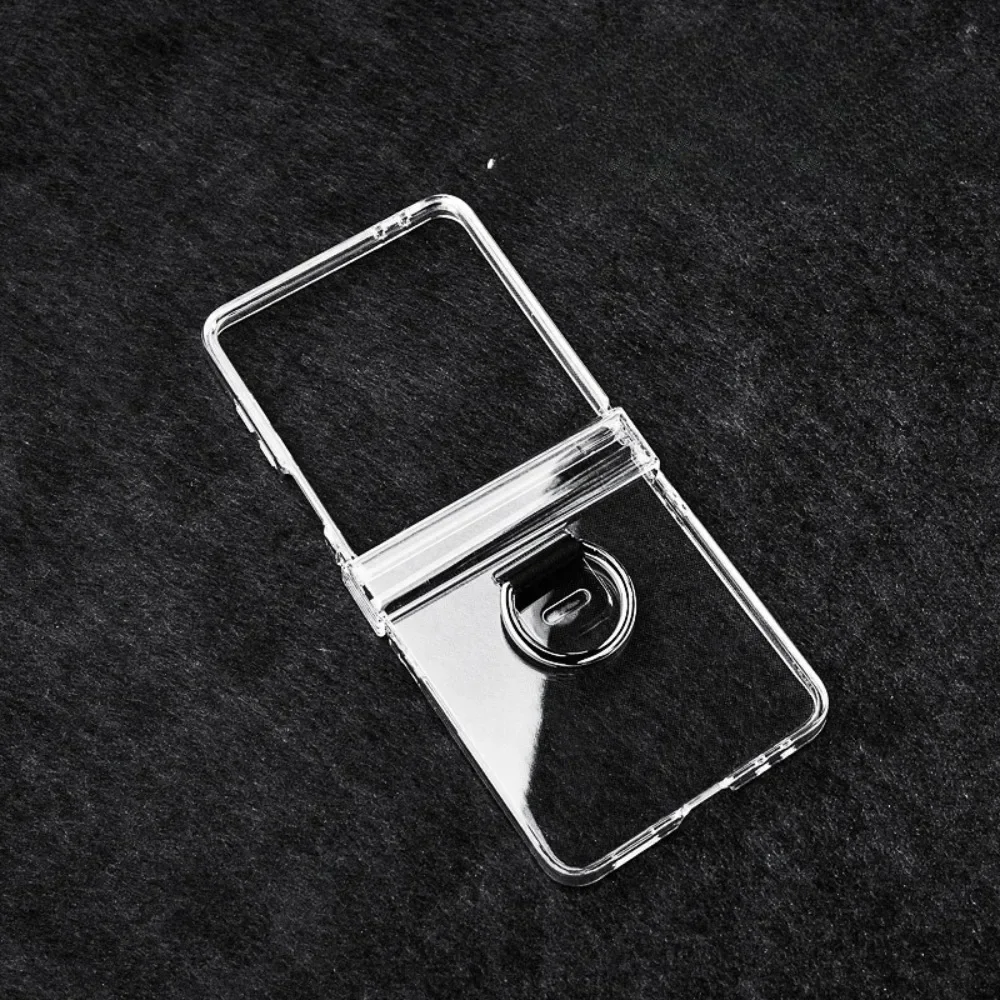 Transparent Ring Hinge Shockproof Phone Case