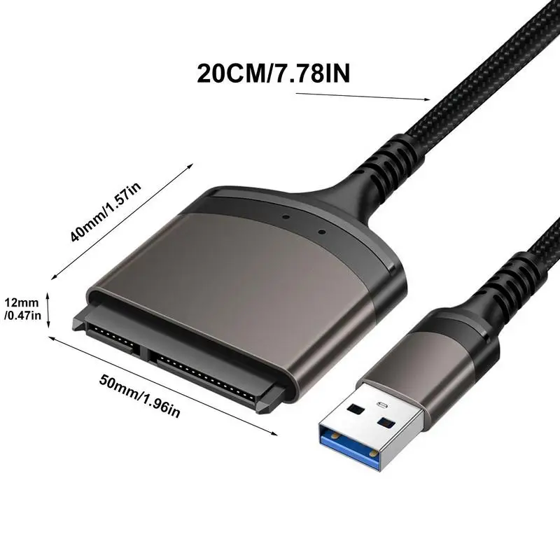 Wavlink Adaptador de cable de disco duro USB 30 a SATA 3 cable