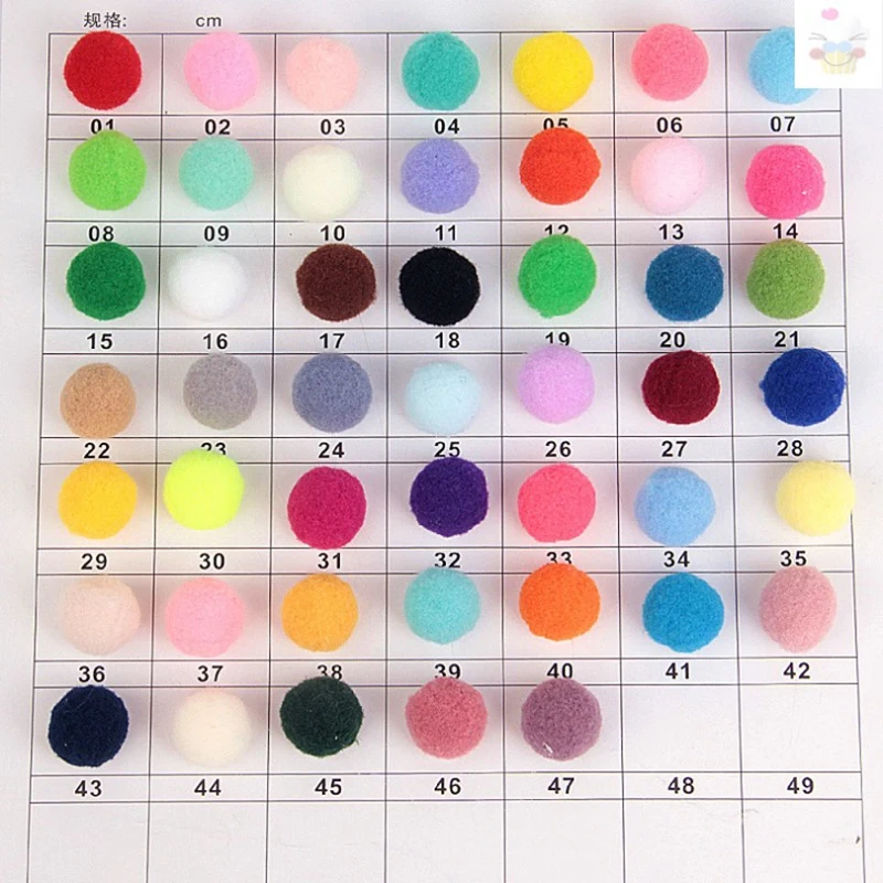 Colorful Fluffy Pom Pom Balls