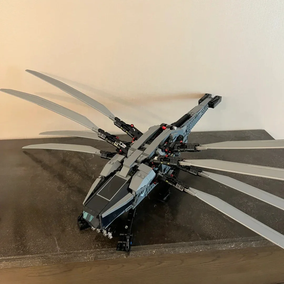 Icons Royal Technical Dune Atreides Royal Ornithopter Model Building Blocks Fit Set Creative Bricks Toys for Kids Gifts 1369PCS 2