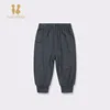 Austin&Bella Spring Autumn Baby Pants Bamboo Fiber Baby Boys Girls Solid Color Loose Long Trousers Toddler Clothes Newborn Pants 5