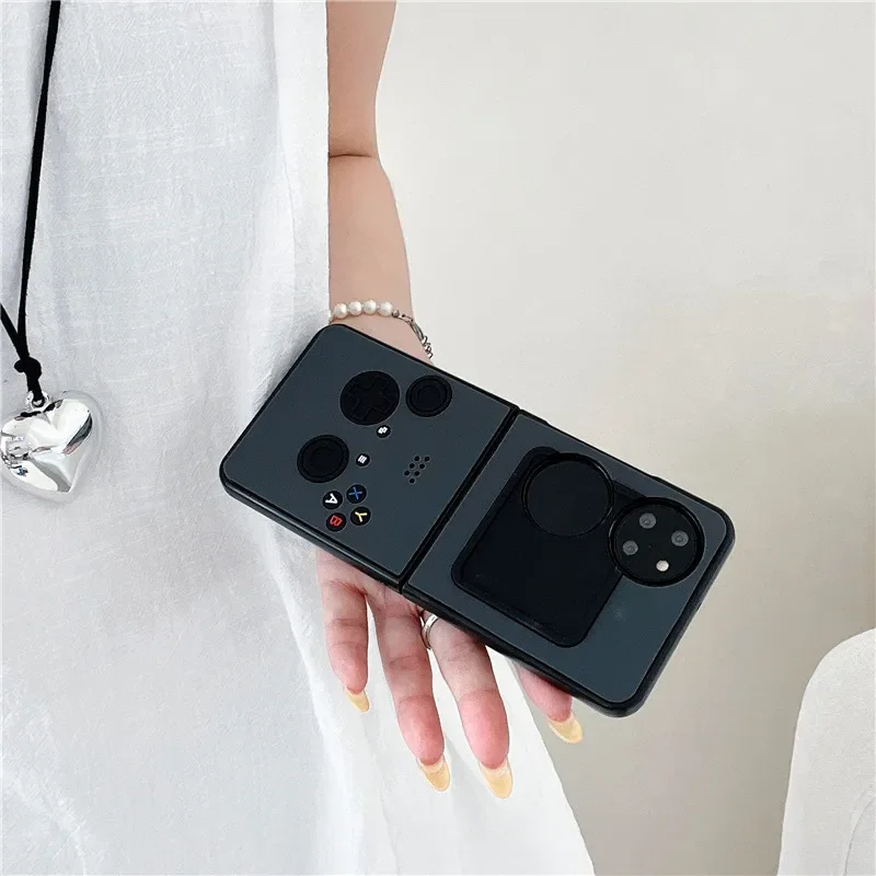 Enhanced 3D Cool Game Machine Silicone Shockproof Phone Case - Durable Protection with Flip Cover Design