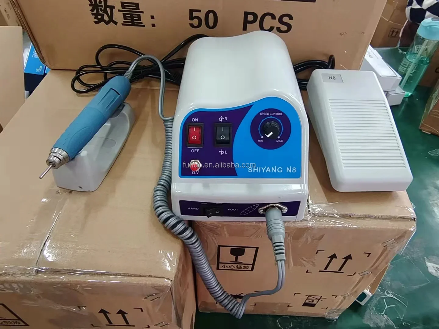 보석 세공용 N8 마라톤 연마 브러시 마이크로모터 (45000/45k RPM 핸드피스 SH37LN 2.35mm 척) 조각 및 연마용