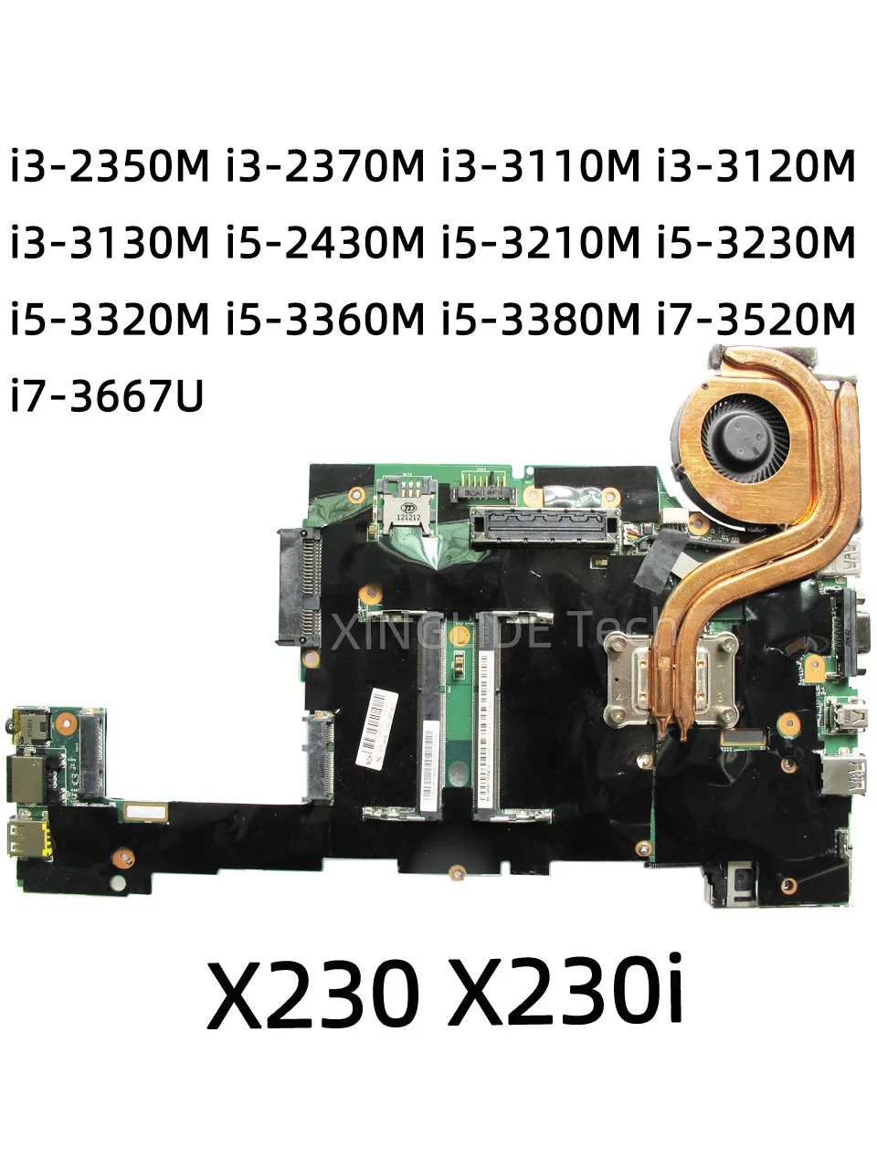 For Laptop Lenovo ThinkPad X230 X230i Motherboard I3I5-2th3th i5