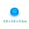 100pcs Tile 1x1 Round DIY Building Blocks Bricks  33Color Educational Creative Toys for Children Size Compatible With 98138 2