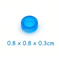 100pcs Tile 1x1 Round DIY Building Blocks Bricks  33Color Educational Creative Toys for Children Size Compatible With 98138 2