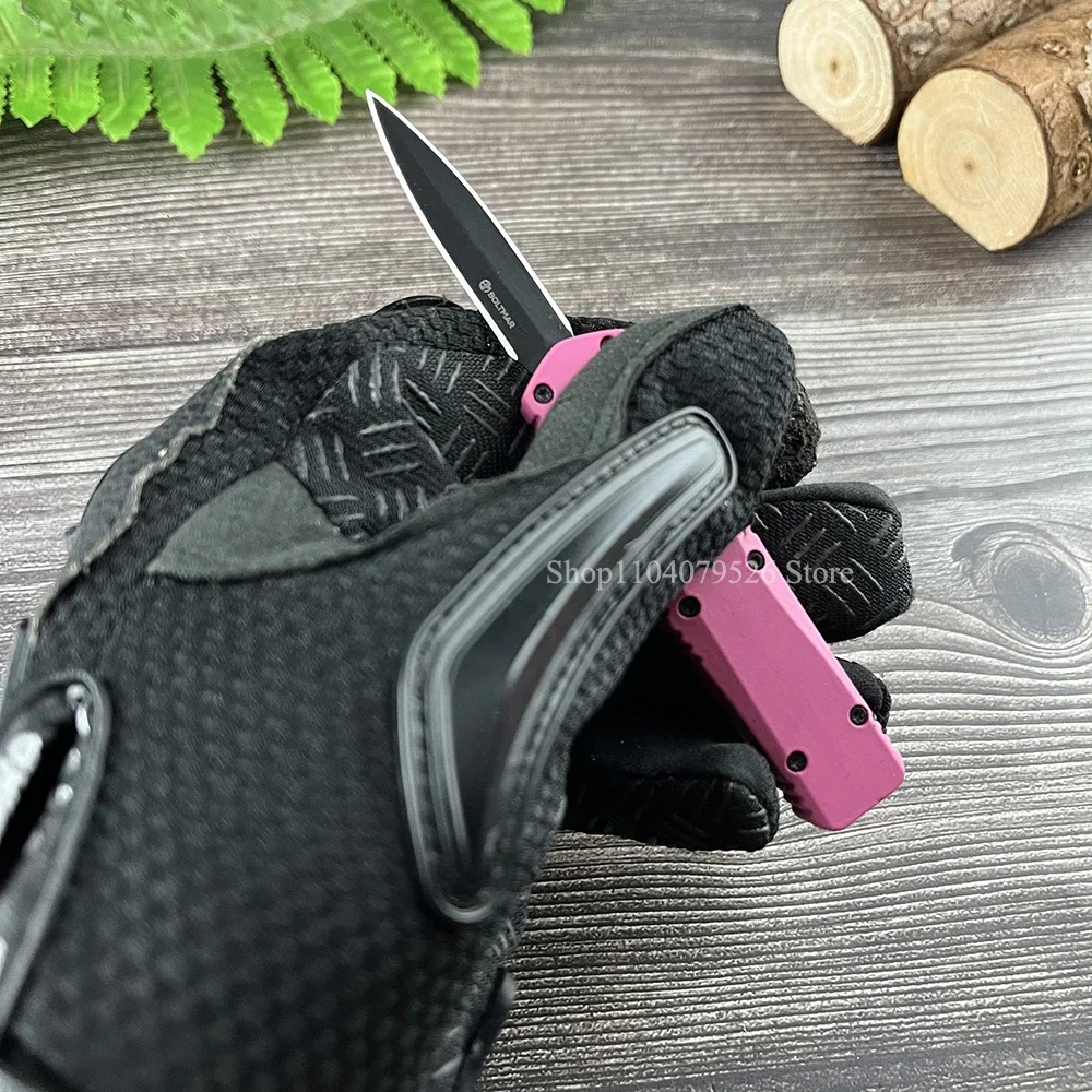 Mini A07 440C Blade Utility Pocket Knife, Portable Survival Hunting Knife,  Zinc Alloy Handle, Outdoor Emergency Rescue Tools 6