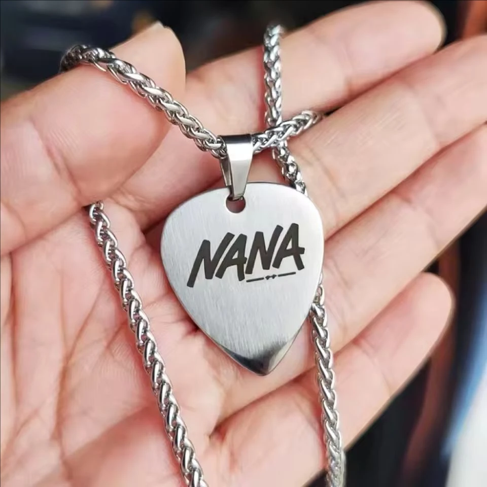 Anime NANA ナナ Cospaly Oosaki Nana Guitar Pick Necklace Unisex