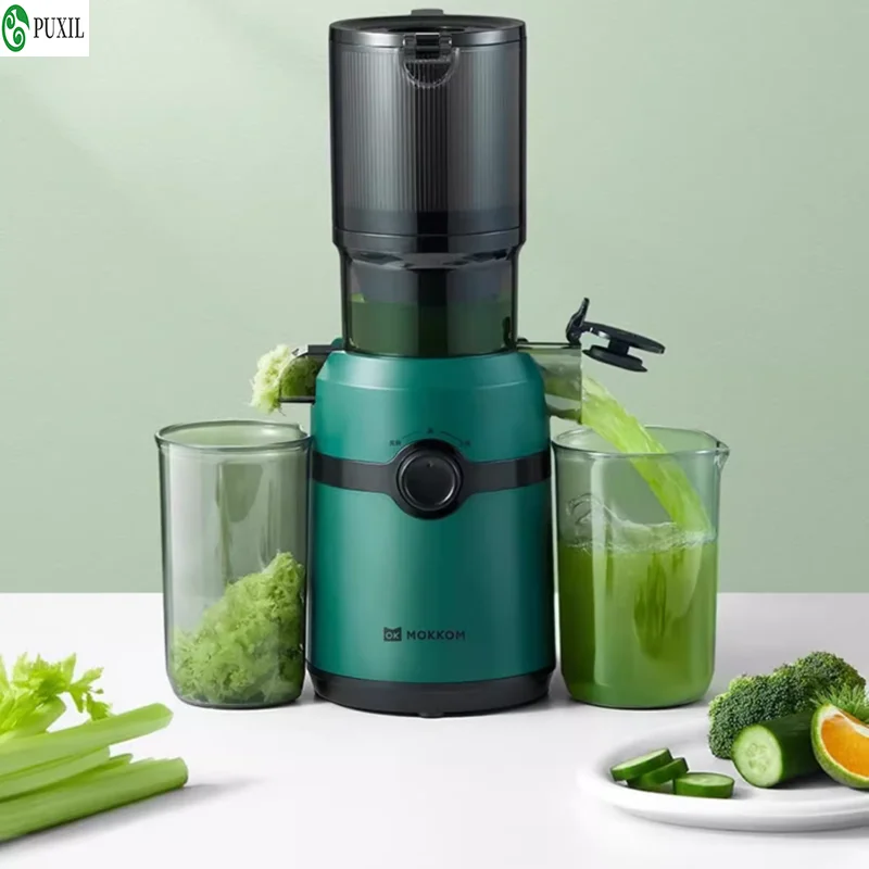 Mokkom M6 Slow Juicer Household Hybrid Electric Juicer 13cm Large Caliber Fully Automatic Fruit and Vegetable Juice Separation 2