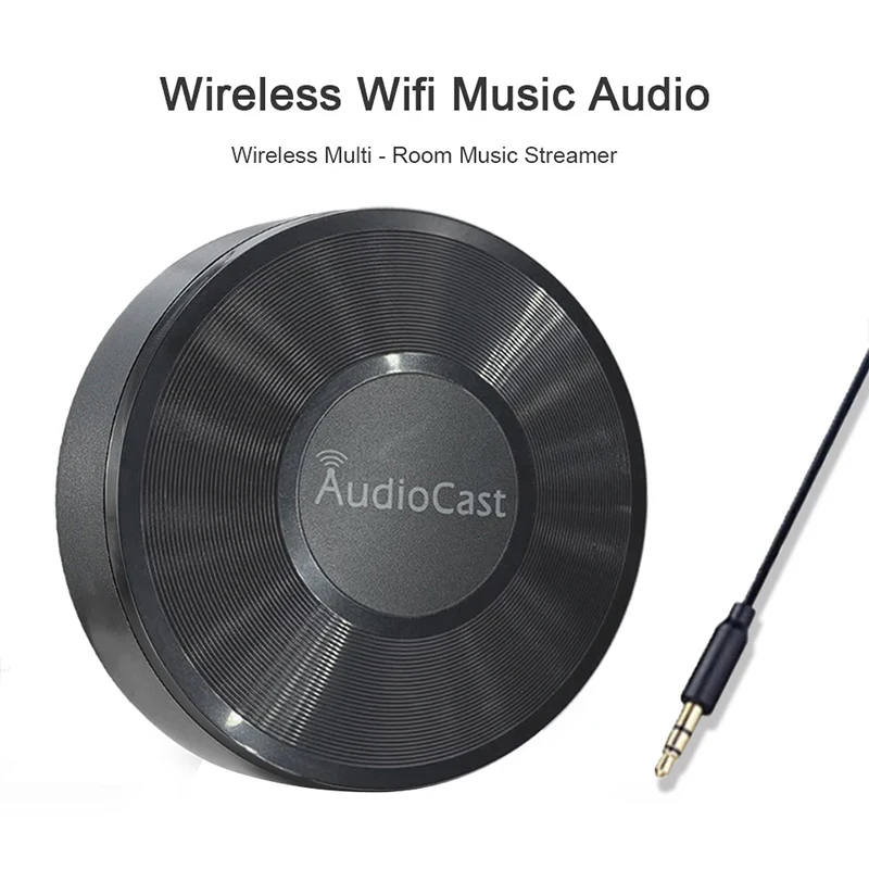 ZUMKUNM ACEMAX M5 Wifi AudioCast - DLNA Airplay Ontvanger Voor Streaming Naar Luidsprekers