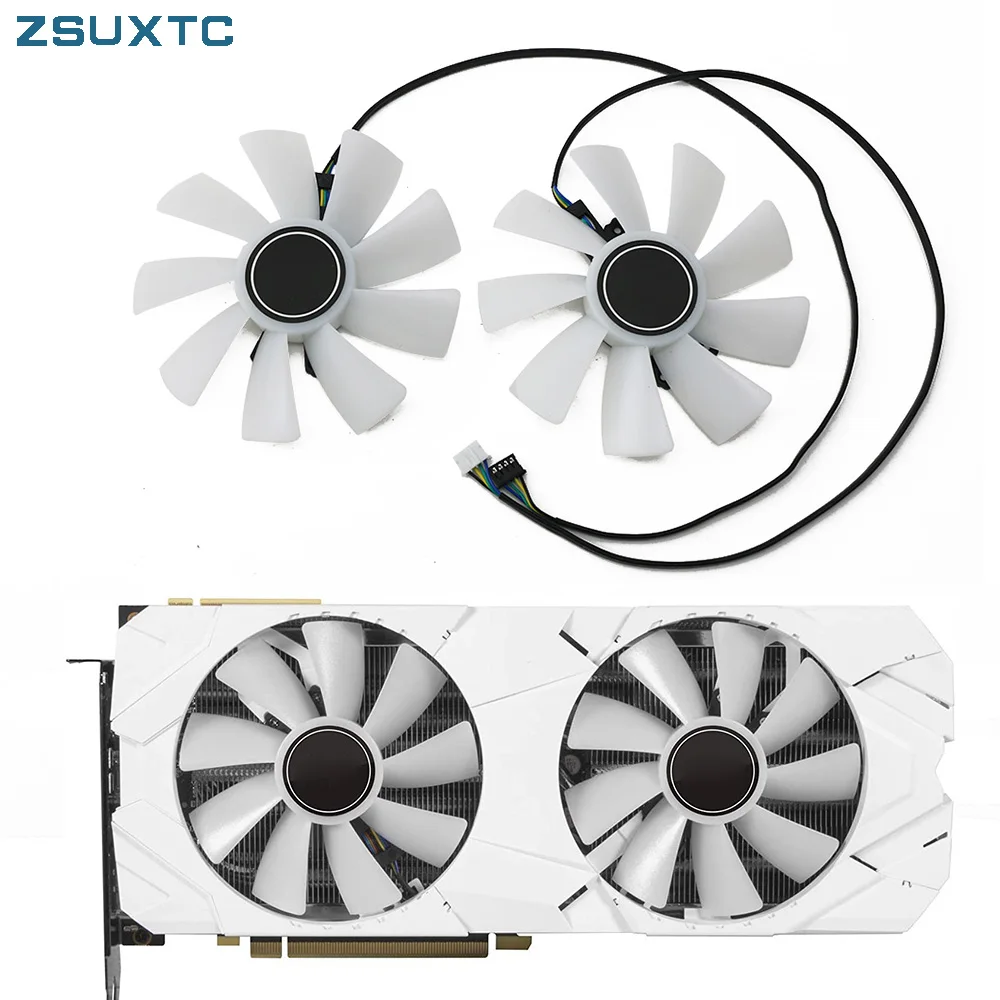 2pcs/Set RTX2080 GPU Cooler Graphics Card Fans For GALAX KFA2 RTX