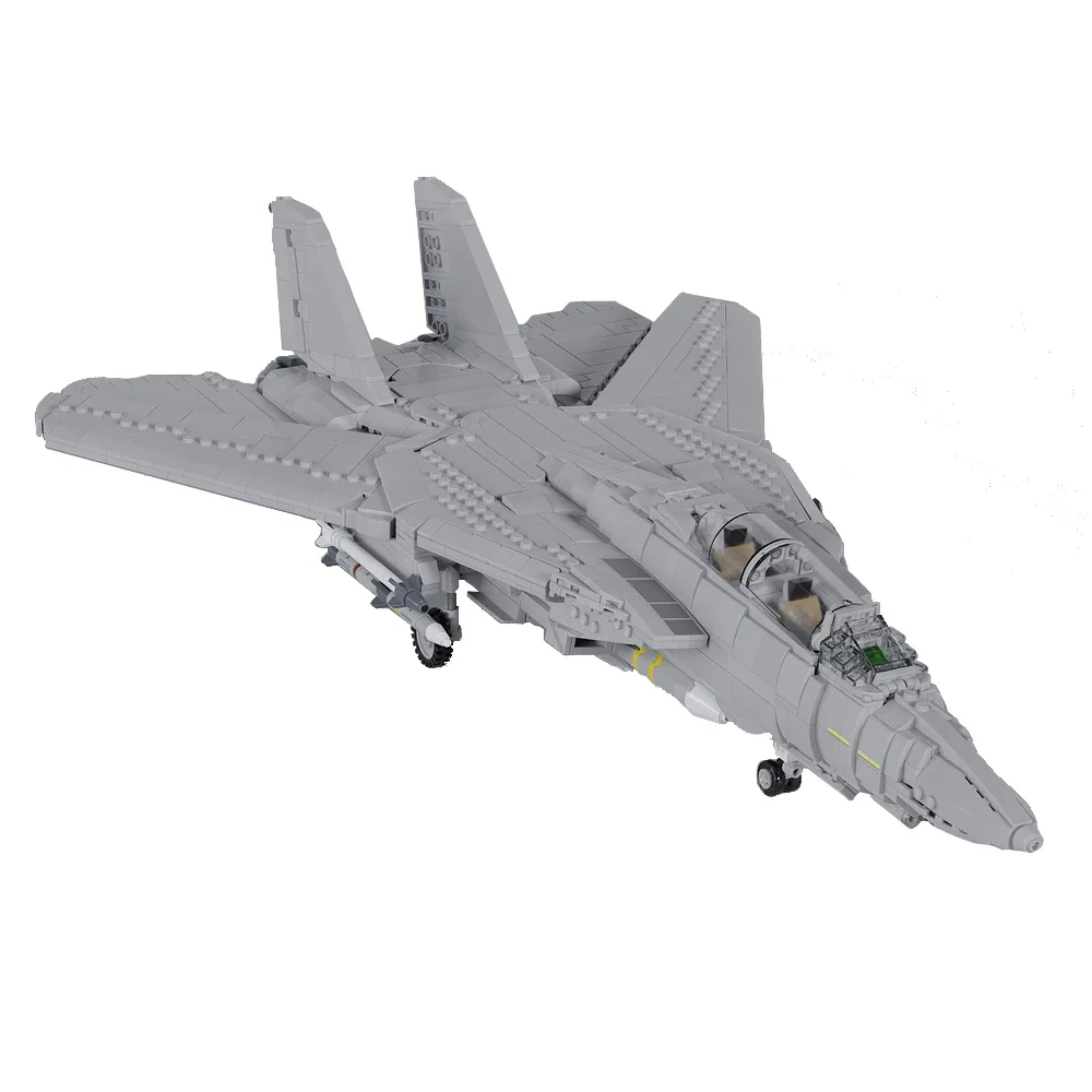 

Gobrick MOC модель Военного Истребителя самолета F14 tomcat, строительные блоки, морские и воздушные блоки, авиаперевозчик-BaseToy, подарок для детей