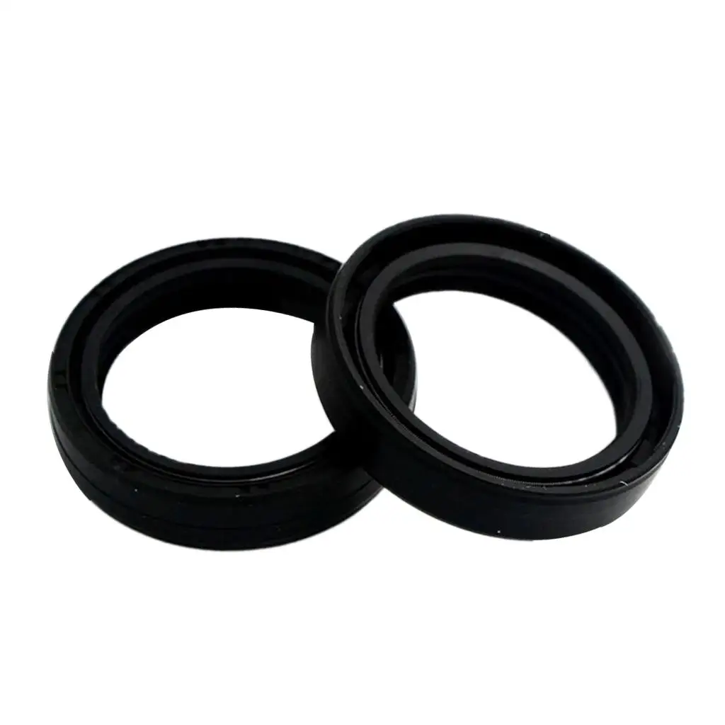 2pcs 33x46x10.8 MM Rubber Fork Oil Seal for Motorcycle Front Shock Absorber
