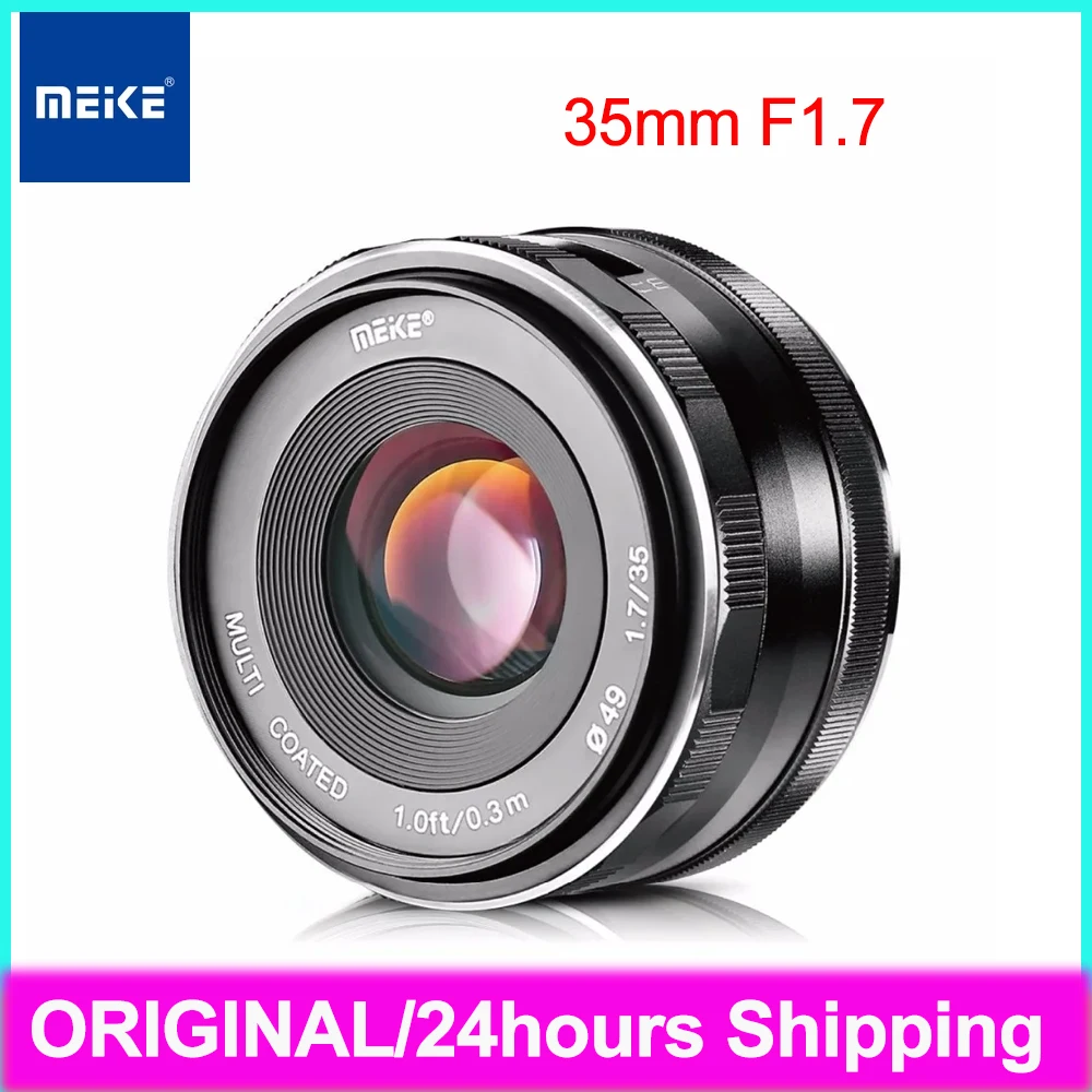 Meike 35mm F1.4 Manual Lens For Micro Four Thirds Cameras | Fast Prime Lens For Olympus & Panasonic M43