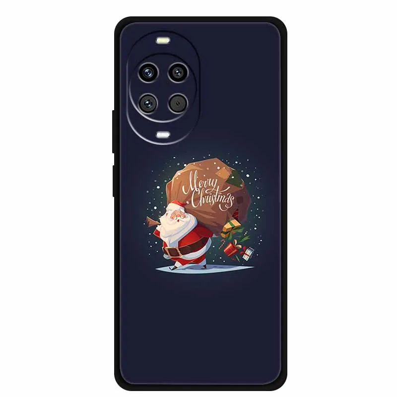 Festive Cartoon Christmas Soft TPU Phone Case - Fun & Durable Bumper Cover