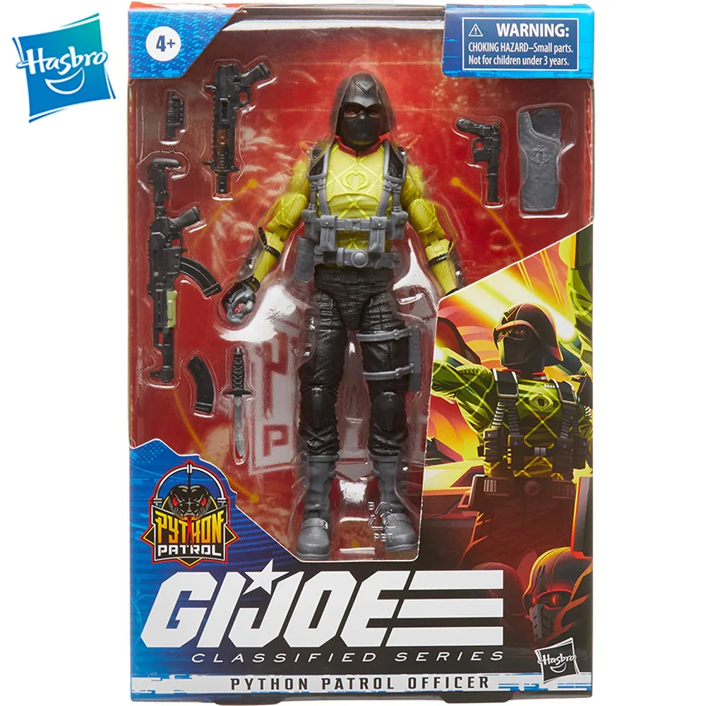 

[В наличии] Hasbro G.I. Джо классифицированная серия офицер патрулирования питона 6-дюймовая экшн-фигурка Модель Детская игрушка подарок