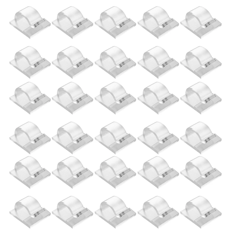 LED string lights camping string lights tarpaulin clips camping tent clips carabiner clips drinking tube clip gloves clips zipper clip Hooks For Outdoor String Lights Clips 30 Pack Clips Clear Light Hook With 30 Waterproof Adhesive Backing