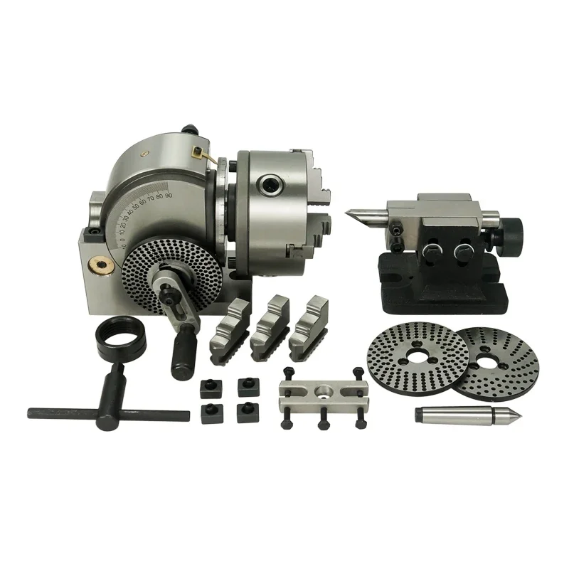 CNCRouterRotationAxisDividingHeadBS045Inch3JawChuck