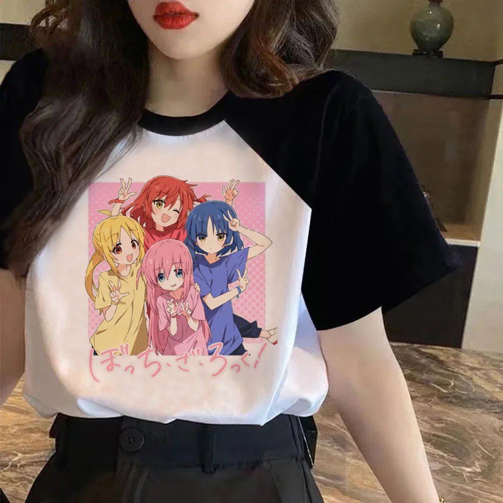 

Bocchi the Rock! Hitori Bocchi женская футболка harajuku футболка для девушек harajuku уличная одежда y2k одежда