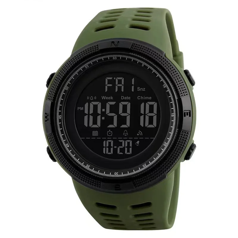 Fashion Outdoor Sport Watch Men Orologi Multifunzione Sveglia Chrono 5Bar Orologio Digitale Impermeabile Reloj Hombre