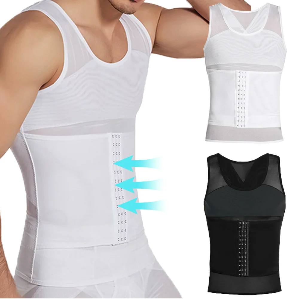 Men Compression Clothing Bodybuilding Mesh Vest Gym Fitness Sweatshirt Male Tracksuit Homme Athletic Tops Workout Tank Tops Best Sellers In Sports & Entertainment