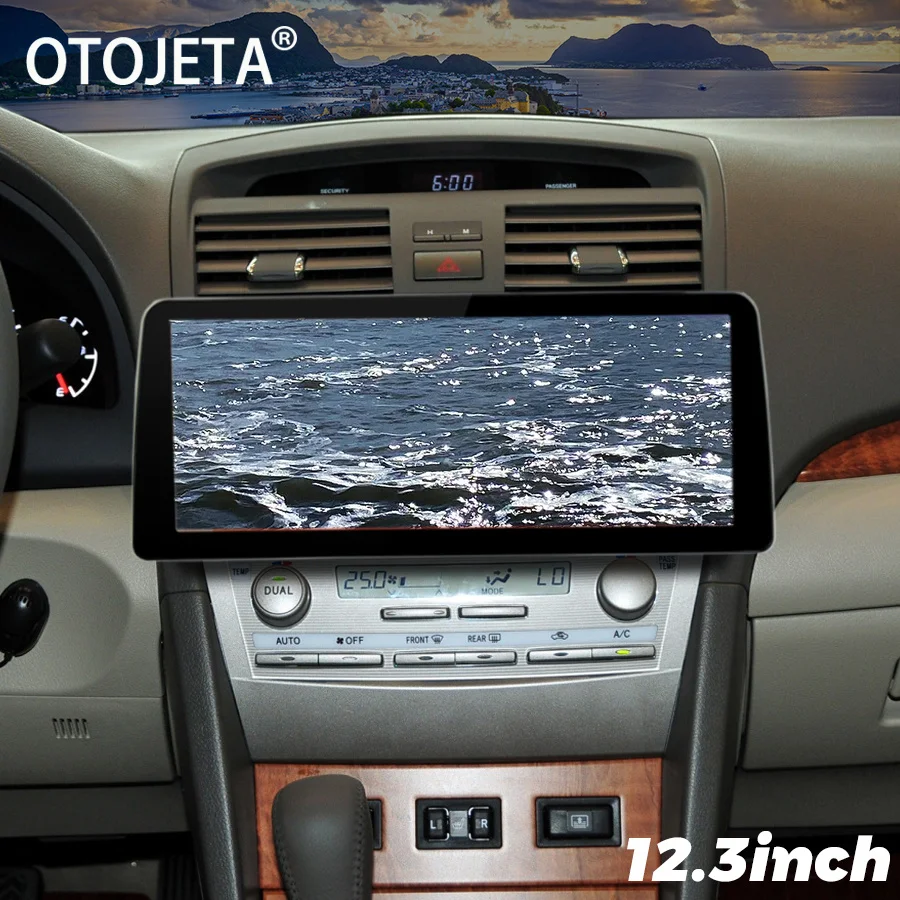 

12.3inch Wide Screen Android 13 Car Video Player 2Din Radio Stereo For Toyota Camry 2007-2011 GPS Multimedia Carplay Head Unit