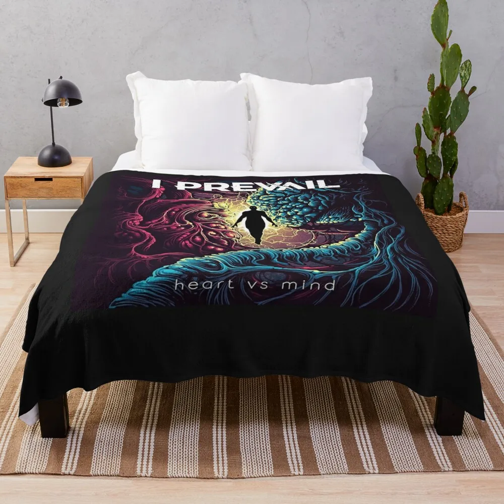 

I prevail heart vs mind Throw Blanket Blankets Sofas Of Decoration Decorative Bed Blankets