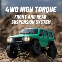 NEW 1:18 Full Scale Simulation Model Jeep RC Car 2.4G 4WD Motor Pickup Climbing Off-Road Model Car Toys 2