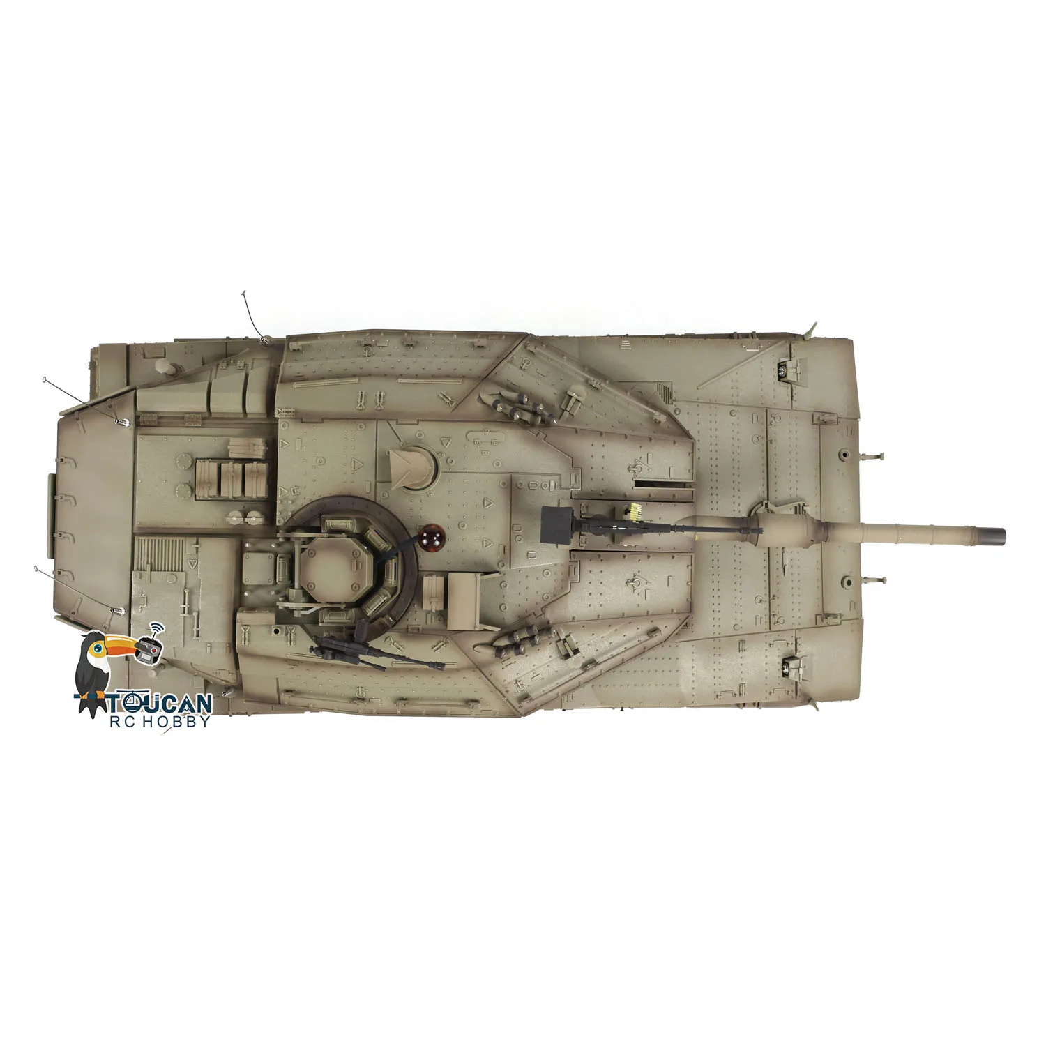 TK7.0 Mainboard HL 3958 1/16 RC Tanks IDF Merkava MK IV Standard Edition FPV Camera Models Army Toys for Boy BB Shooting Smoke 4
