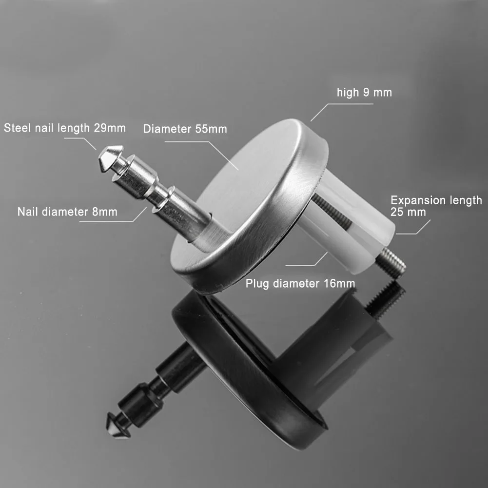 2pcs 45/55/60mm Toilet Lid Hinge Screws For Bathroom Toilet Cover Seat Hinge Connector Fixing Bolts Hardware Accessories