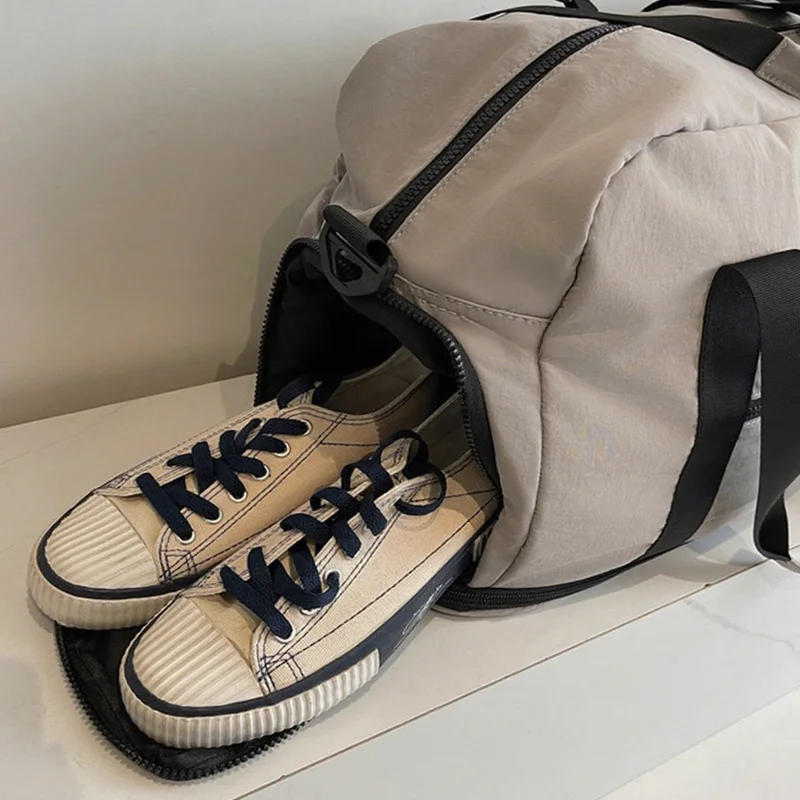 Large Capacity Women's Travel Bags Nylon Independent Shoe Warehouse Travel Tote Waterproof Waterproof For Women Fitness Yoga Bag