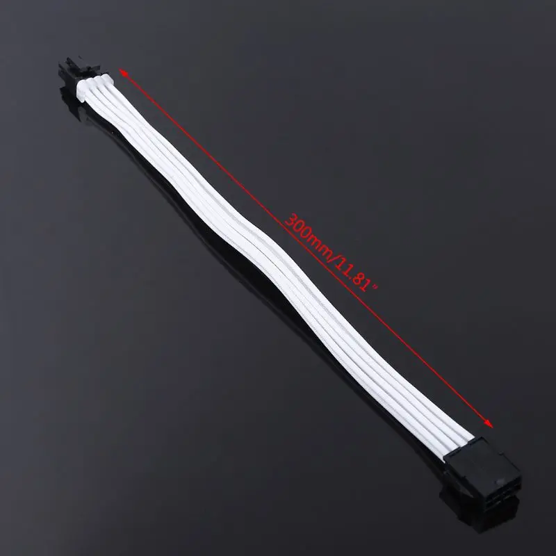 8-pin Sleeve Extension Power Supply Cable Kit with Combs - ATX/EPS, PCI-E GPU, CPU, PCIE, CPU - 18 AWG, 20 inches Description Image.This Product Can Be Found With The Tag Names Computer Cables Connecting, Computer Peripherals, PC Hardware Cables Adapters, Sleeve extension power supply cable