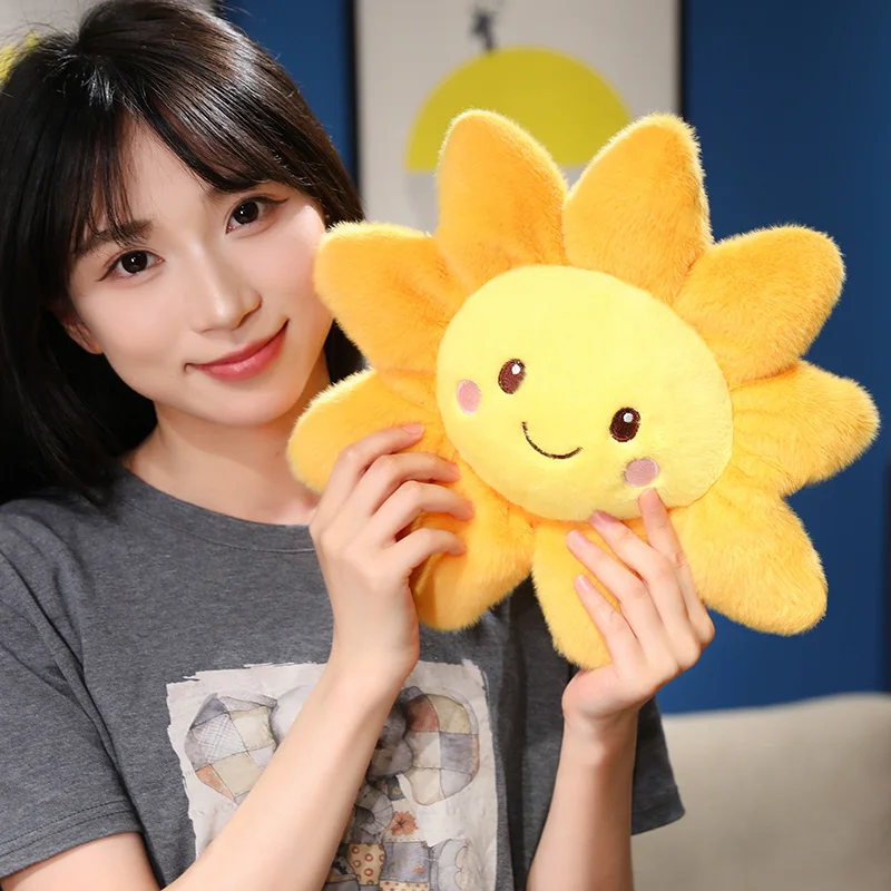 New Cartoon Weather Series Plush Toys Cute Sun Lightning Cloud Raining Pendant Doll Funny Weather Forecast Game Props Home Decor