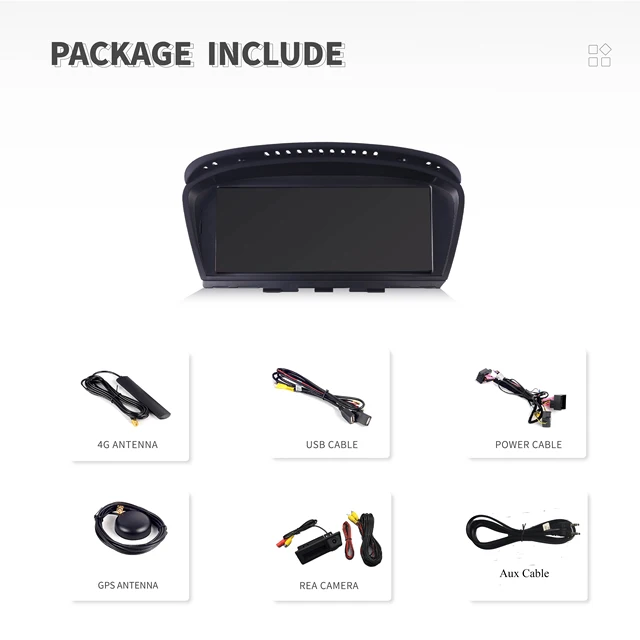 BMW 5, 3 시리즈용 무선 애플 카플레이, 안드로이드 14 멀티미디어 시스템