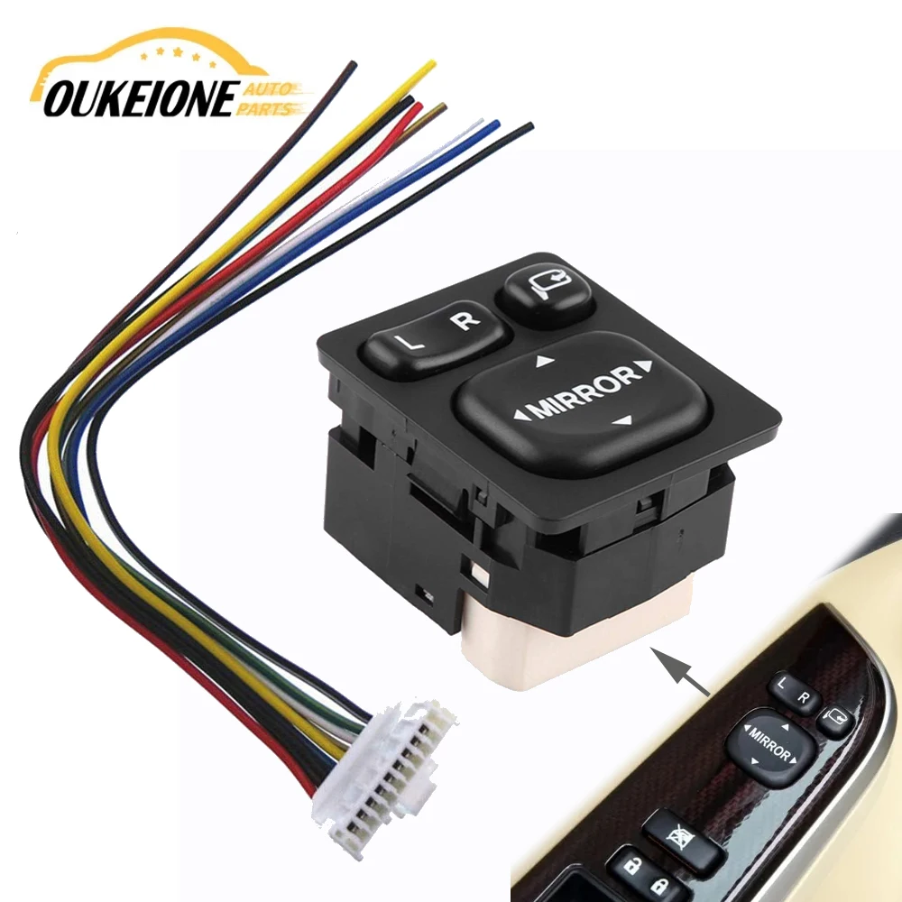 Auto-Mirror-Control-Switch-Rear-View-Outer-Mirror-Folding-Switch-with ...