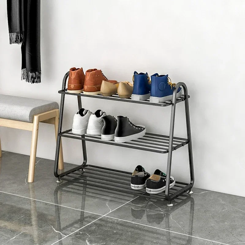 

Simple Nordic Shoe Rack Simple Doorstep Light Luxury Storage Exquisite Household Economical Multi-layer Dustproof Shoe Cabinets